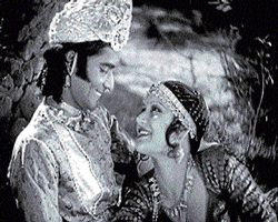 Indian cinema A scene from the silent film A Throw of Dice.