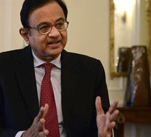Finance Minister Palaniappan Chidambaram speaks during a news conference in New York, April 17, 2013.  Credit: Reuters
