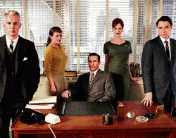 Sinful 60s: The cast of the show 'Mad Men'.