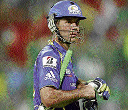 Fading fast: Ricky Ponting and Sachin Tendulkar are among the handful of veterans struggling in this edition of the IPL.