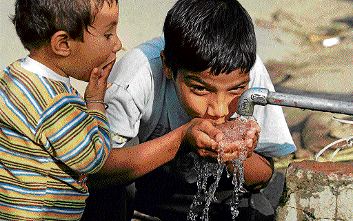 Polluted : People who consume hard or dirty water, are more prone to diseases like multiple cysts, hepatitis and jaundice,