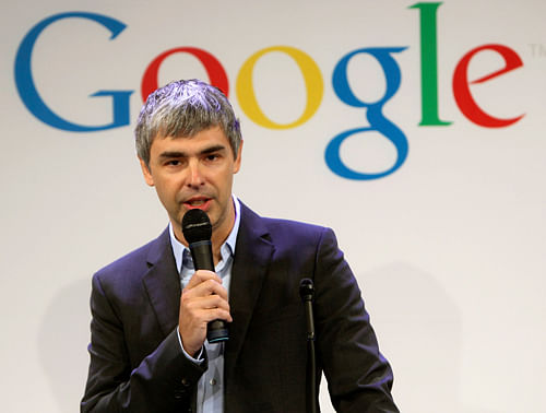 Google's CEO Larry Page. File AP Photo