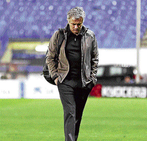 Little glory: Jose Mourinho didn't have many happy moments at Real Madrid. AP