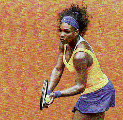 peaking nicely: Serena Williams is in great form heading to the French Open this year. reuters