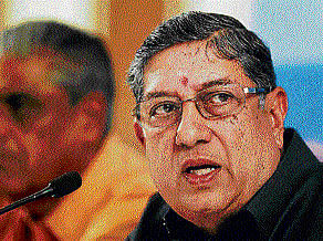 BCCI President N&#8200;Srinivasan is in a spot of bother with trouble reaching his home.