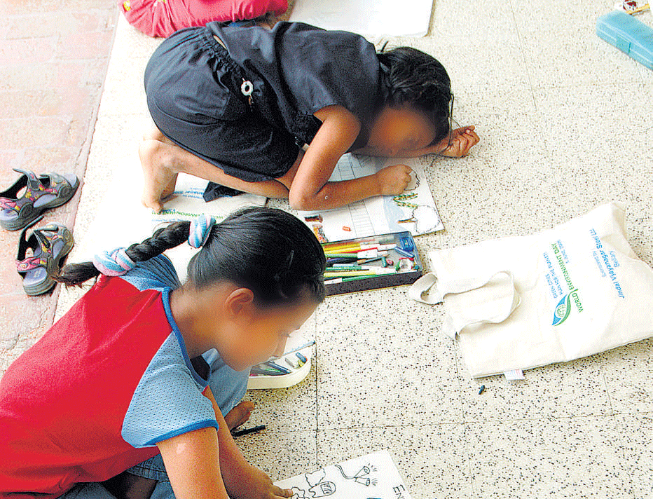 Creative streak : Many parents are enrolling their children for workshops.