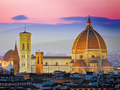 Resplendent: The skyline of the city of Florence.