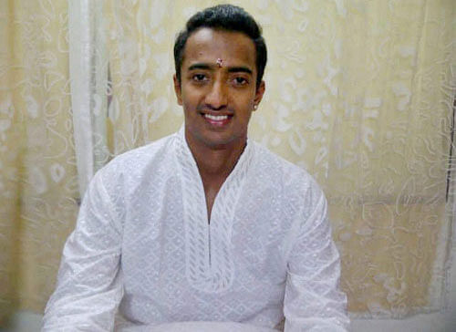 Cricketer Ankeet Chavan during Haldi ceremony on the eve of his marriage in Mumbai on Saturday evening. PTI Photo