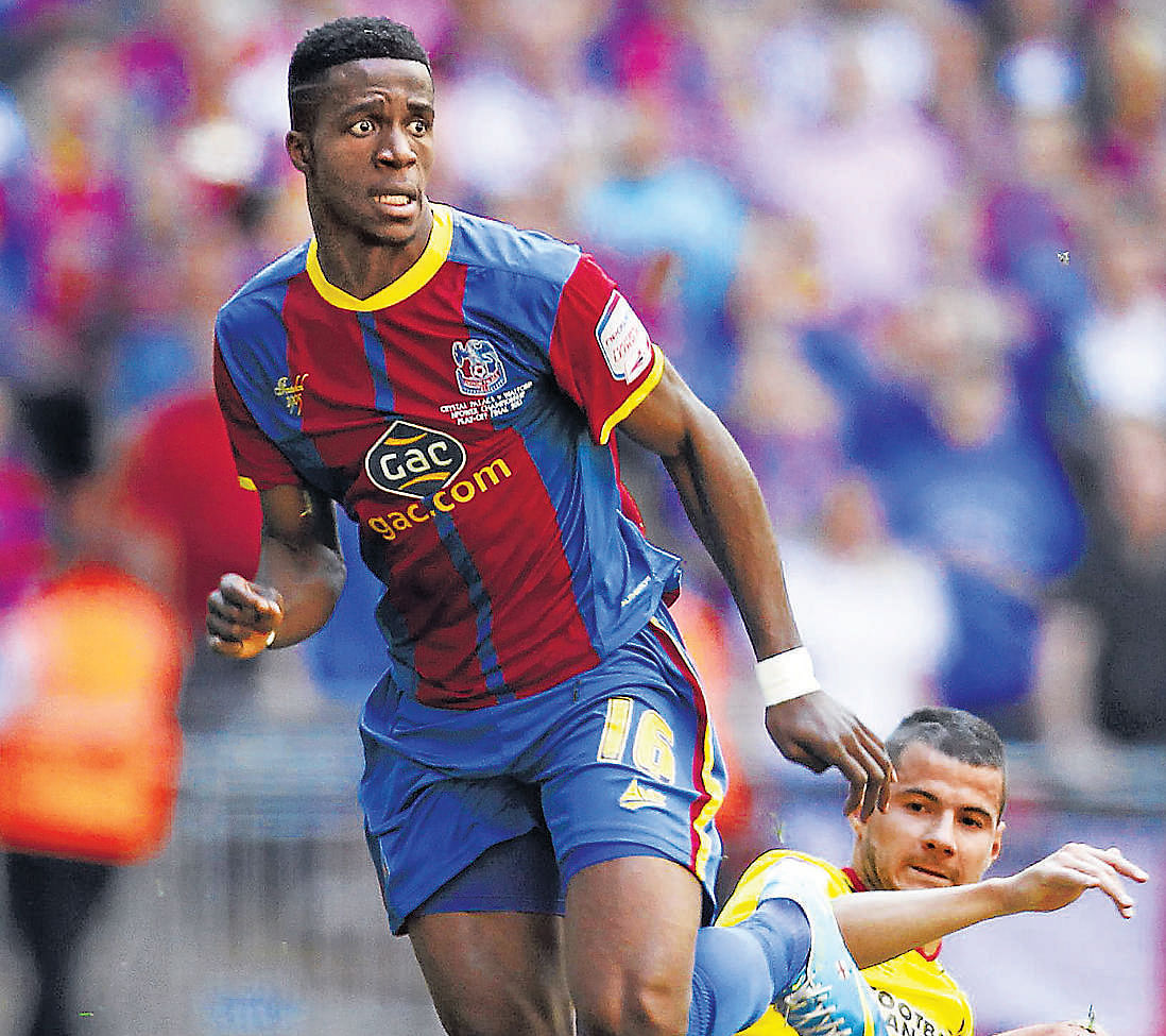 Bright prospect: Wilfried Zaha will mark a new beginning in their careers when they turn up for Manchester United and Barcelona respectively .