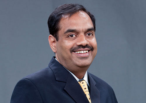 V Balakrishnan: Picture taken from the official website of Infosys