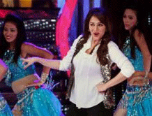 Bollywood actress Madhuri Dixit-Nene dances during a TV reality show in Mumbai on Monday night. PTI Photo