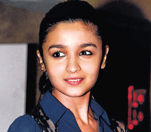 In vogue: Bollywood  actresses like Alia Bhatt are big fans of the sheer trend.