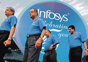 TAKING TURNS: Co-founders rotating the CEO's position among themselves has not worked for Infosys.