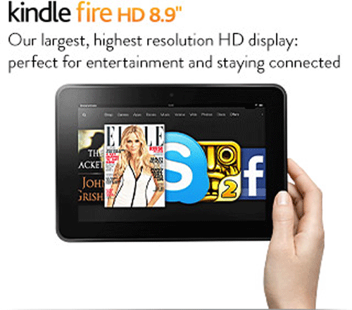 Kindle Fire HD 8.9 inches. Image taken from Amazon's website