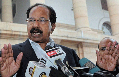 Petroleum Minister M. Veerappa Moily Reuters