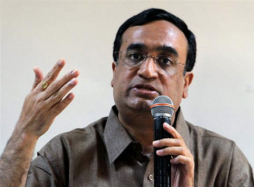Ajay Maken (in pic) replaced Janardan Dwivedi as the head of the party's media department. PTI Photo