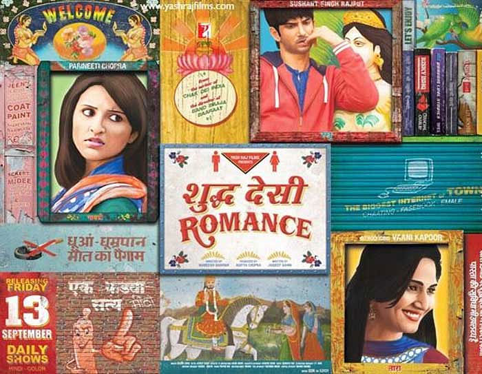 Movie Poster of Shudh Desi Romance. Facebook.