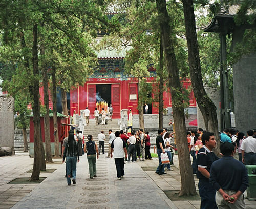 Shaolin temple. Wikipedia image.