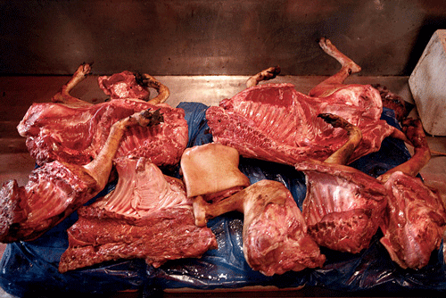 Dog meat. Image taken from Wikipedia.