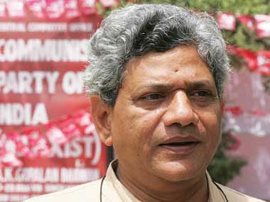 CPI(M) leader Sitaram Yechury. File PTI Image