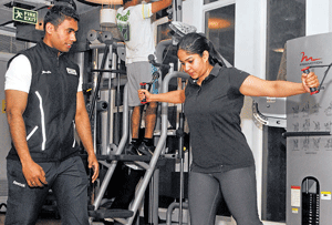 healthy advice: It's always best to consult a trainer while working out at the gym. dh Photo by B K Janardhan