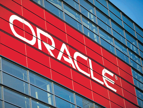 Oracle signage outside Mocsone Center during Oracle OpenWorld 2012 in San Francisco, California. REUTERS