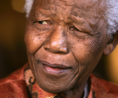 Former South African President Nelson Mandela smiles as he formally announces his retirement from public life at his foundation's offices in Johannesburg in this June 1, 2004 file photo. Mandela's condition deteriorated to 'critical' on June 23, 2013, the government said, two weeks after the 94-year-old anti-apartheid leader was admitted to hospital with a lung infection. File REUTERS