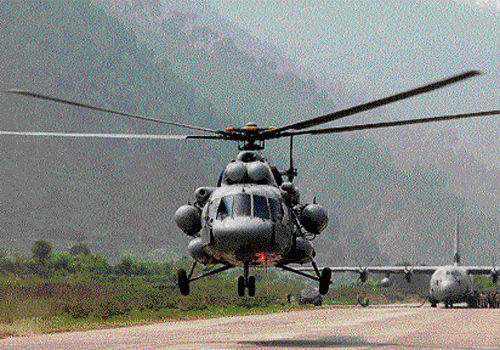Sergeant Sudhakar Yadav of UP was killed when an Mi-17 chopper crashed near Gaurikund while undertaking a rescue mission in Uttarakhand on Tuesday. AFP