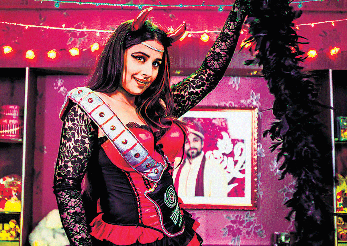 Powerhouse of talent: Actress Vidya Balan in the film 'Ghanchakkar'.