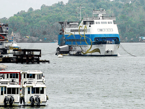 Casino Royale Goa, an offshore casino on a ship, is anchored on the Mandovi river which runs through Goa's capital Panaji. Reuters