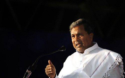 Chief Minister Siddaramaiah. File photo.