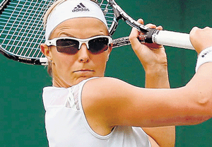 in unchartered territory Kirsten Flipkens of Belgium is one of the unknown names in Wimbledon quarterfinals. ap