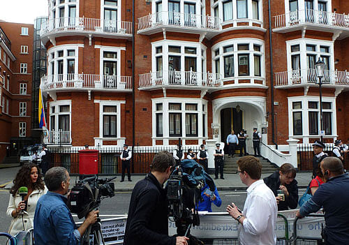Ecuador's embassy in London. Wikipedia image.