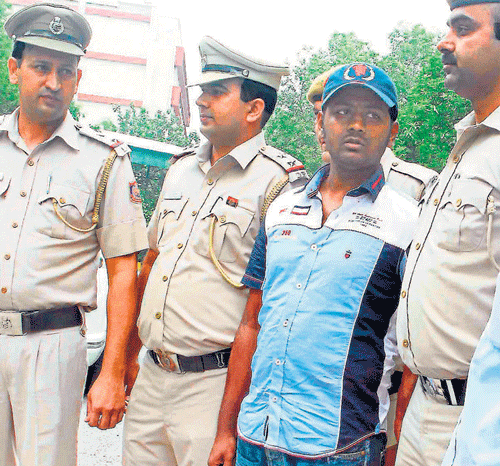 Sukash with the police.