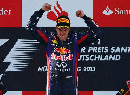top of his game: Following his first ever win in Germany, Sebastian Vettel will hope to do the same in Hungary. Reuters Image.