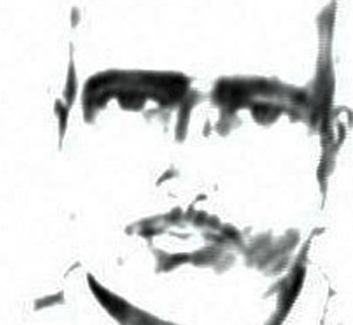 Sketch of one of the suspected perpetrators involved in a series of nine blasts which rocked the Mahabodhi temple in Bodh Gaya, released by police on Sunday. PTI Photo TV Grab