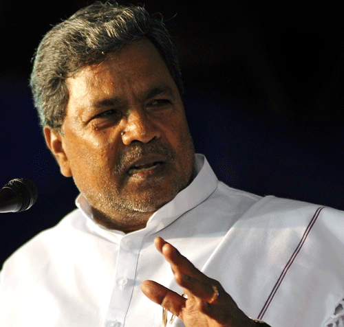 Karnataka Chief Minister Siddaramaiah. File DH Photo