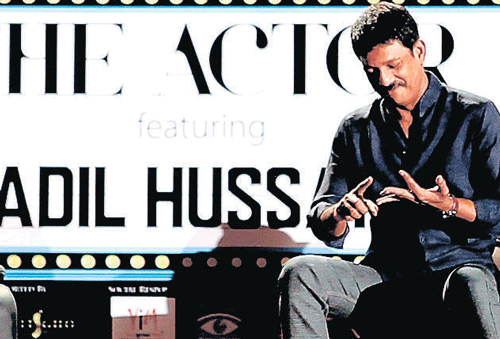 in conversation: Saad Khan and Adil Hussain.