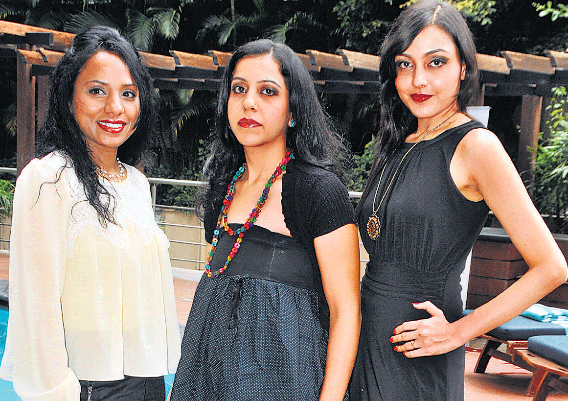 chic: Deepthi Ashok, Shweta Vikas and Diya Khoday.