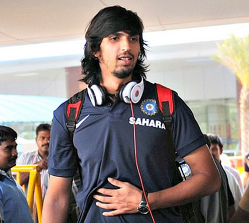 "Its nice to be back at home after two months, but bad thing is its difficult to adjust the timing!!," tweeted pacer Ishant Sharma upon his return to the city. PTI File Photo.