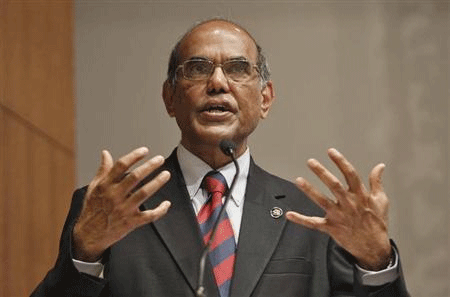 Reserve Bank of India (RBI) Governor Duvvuri Subbarao speaks during a business conference in Ahmedabad May 30, 2013.  Credit: Reuters