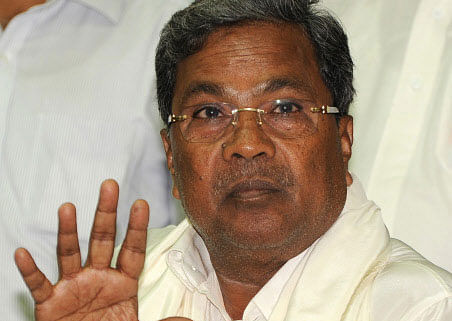 Karnataka Chief Minister Siddaramaiah. DH photo