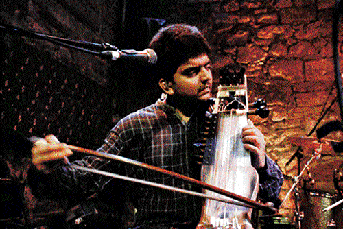 soothing: Suhel Saeed Khan of Delhi gharana who performed the beautiful raag Rageshri.