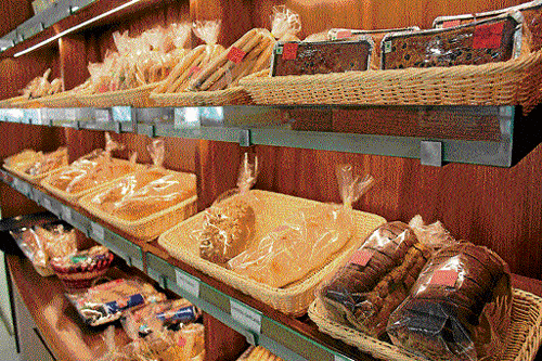 oven fresh: It's 9 Bakery Cafe offers an assortment of breads, biscuits and cakes.