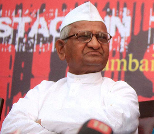 BJP is communal, never praised Modi as secular: Hazare