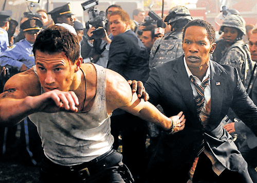 A scene from White House Down.