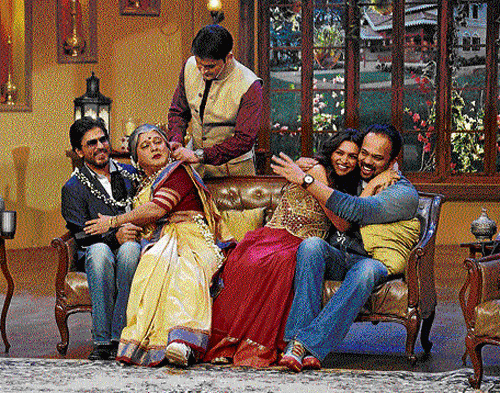 Comic capers: A still from the show 'Comedy Nights with Kapil'.