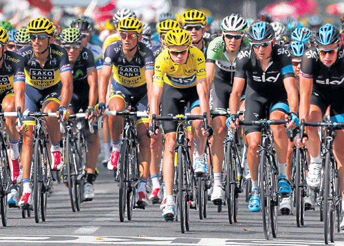 A cut above: Chris Froome