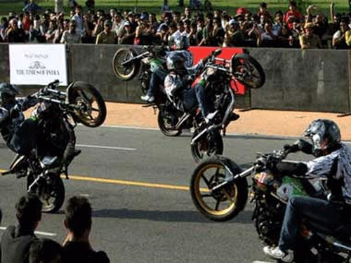 Stunt bikers to face criminal charges. For representational image: PTI
