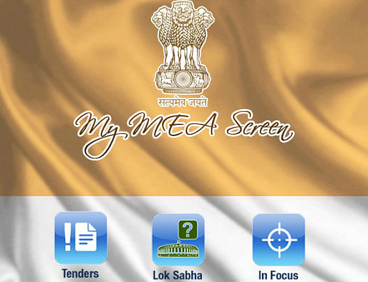 MEAIndia app screen grab